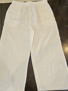 Women's Wide Leg Summer Pants with Drawstring and pockets